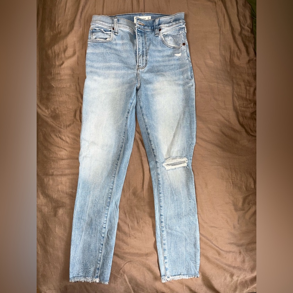 Abercrombie & Fitch High Rise Blue Jeans